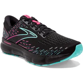 Women's Brooks Glycerin 20, Black/Blue Light/Pink, 5 B Medium