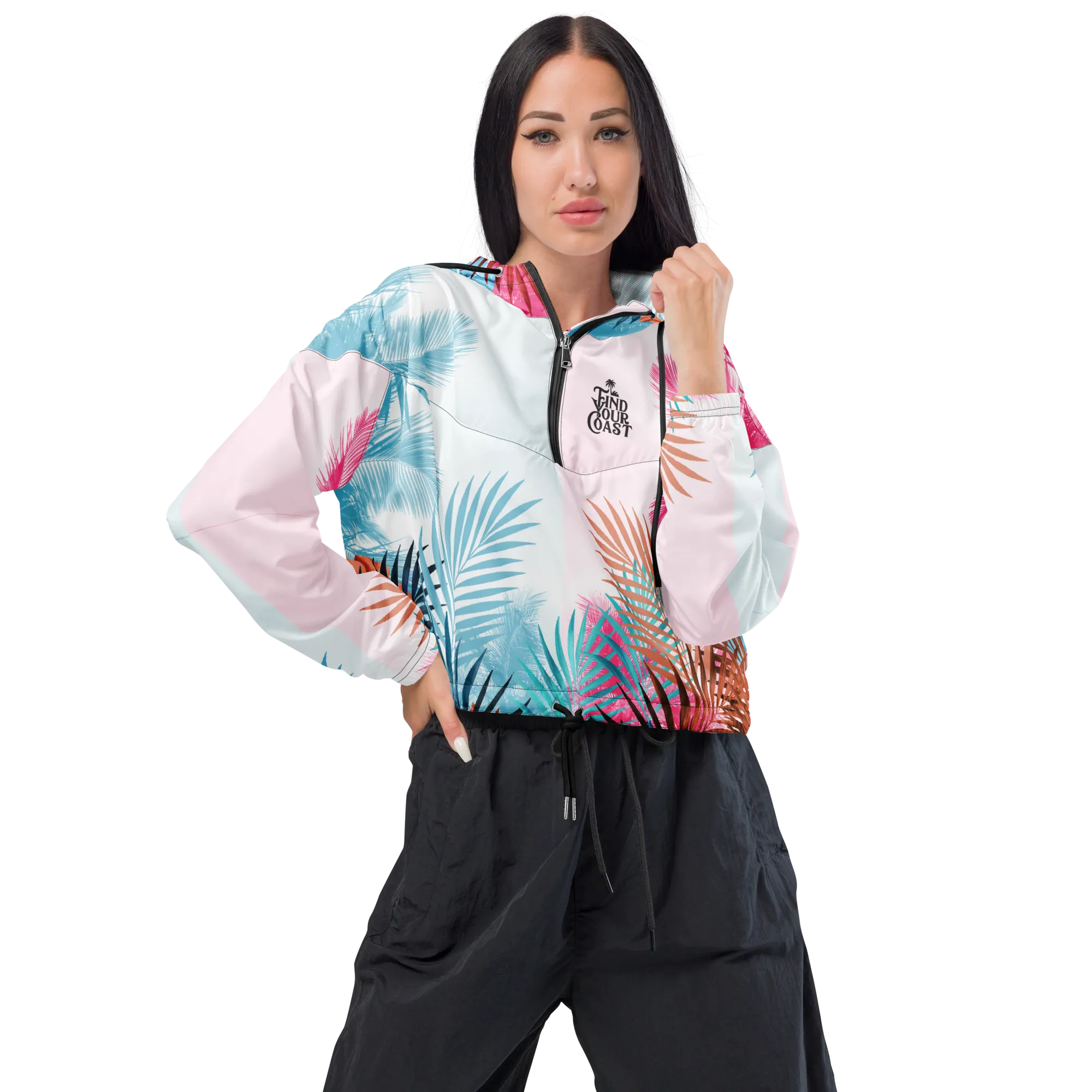 Women's Cropped Coastal Windbreaker