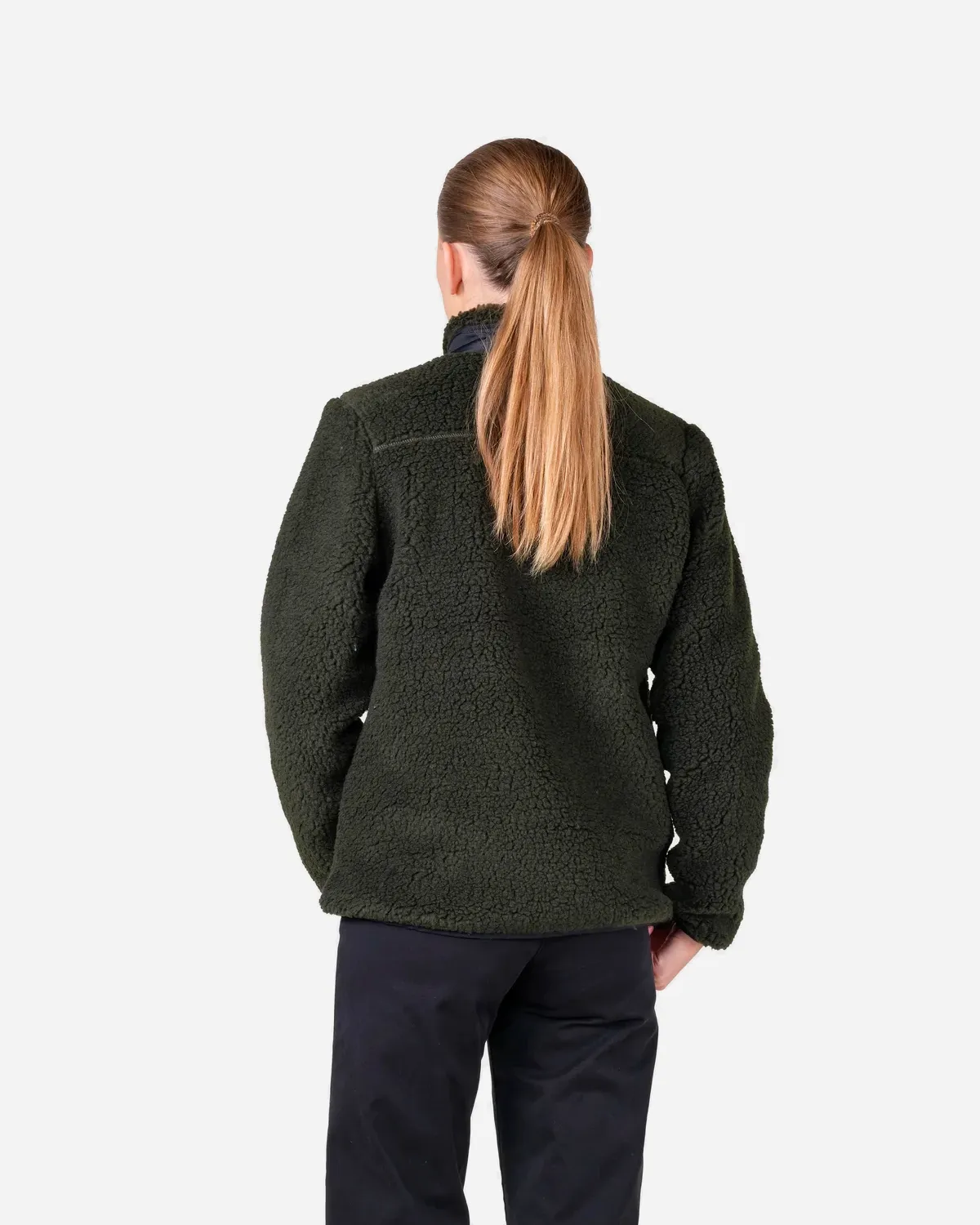 Womens Fleece Jacket - Olive