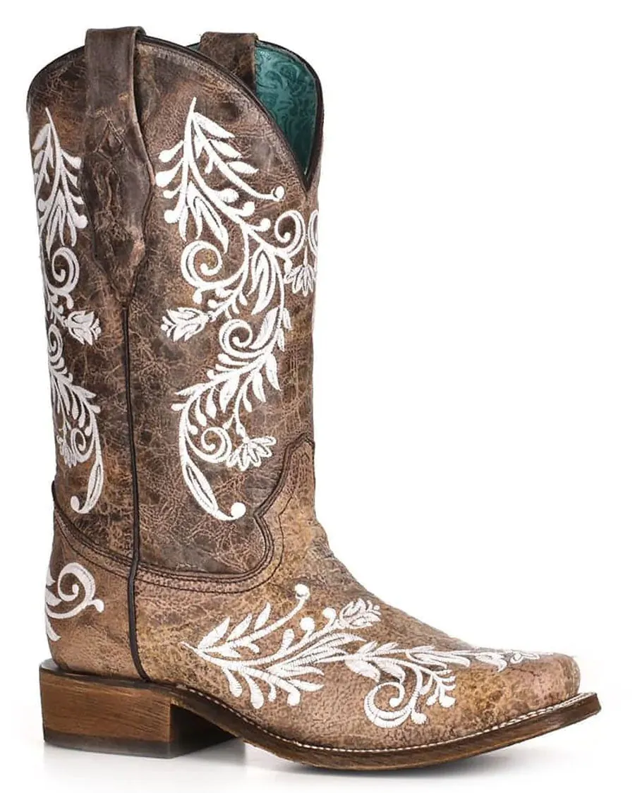 Women's Glow Embroidery Western Boots