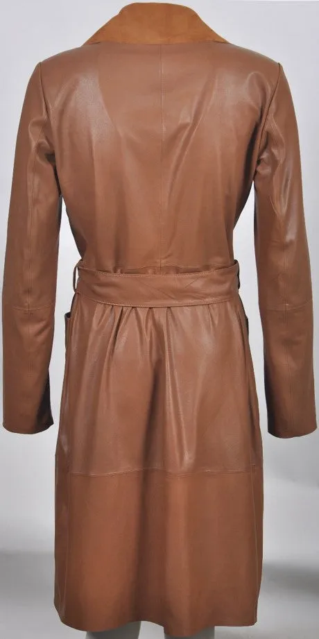 Women's Laura Napalan 3/4Leather Coat