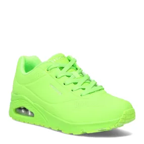 Women's Skechers Street, Uno - Neon Nights Sneaker - Wide Width