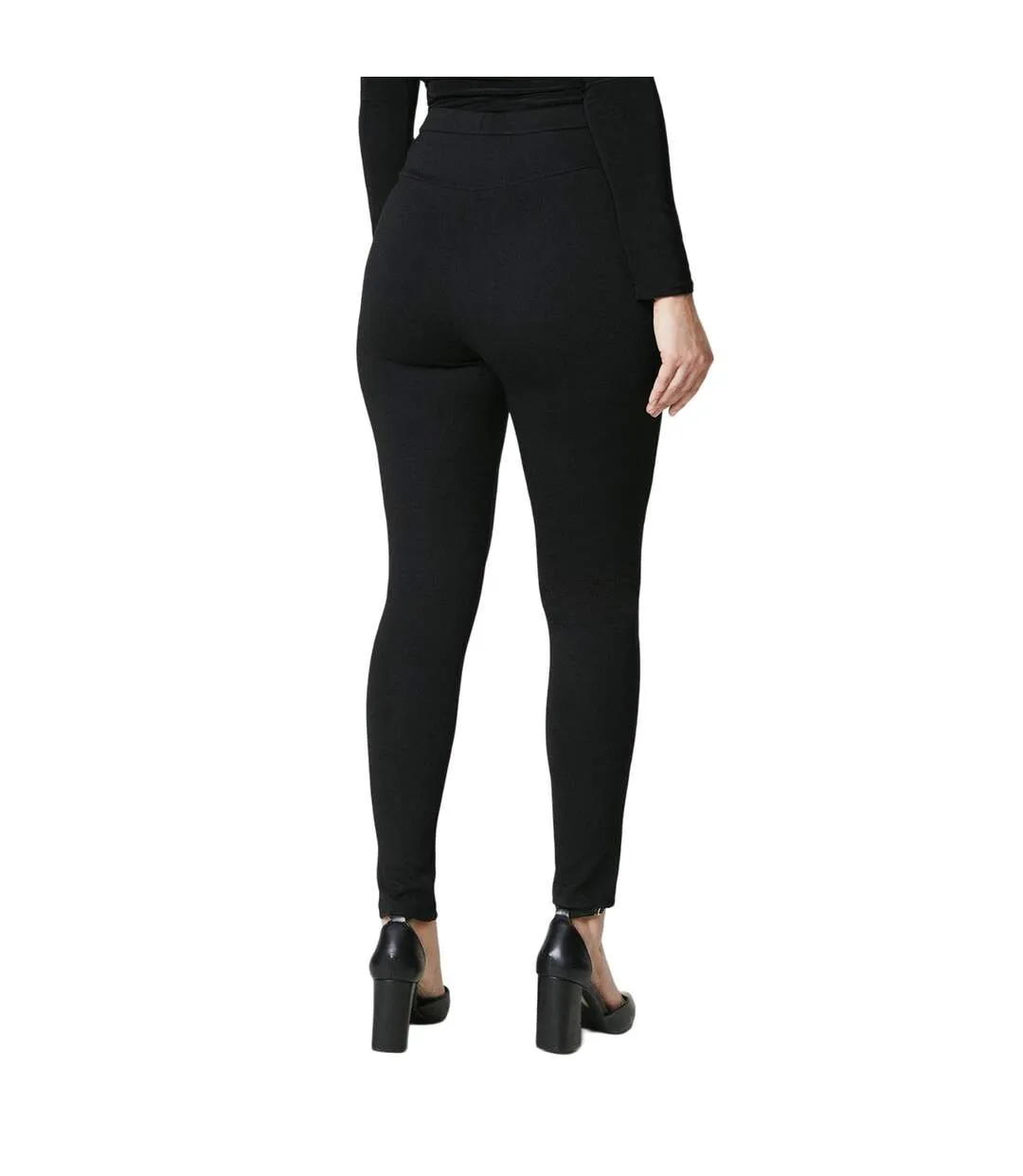 Womens/ladies ponte leggings black Principles