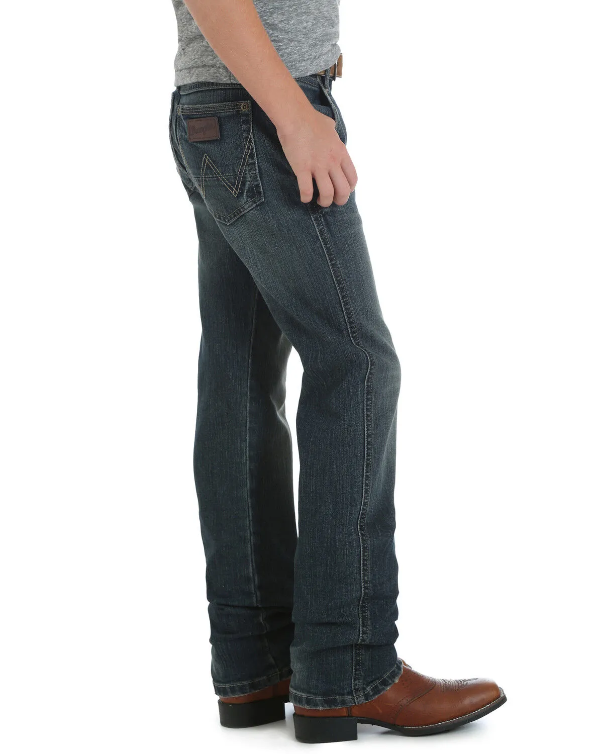 Wrangler Retro Boys' Jerome Slim Straight Jeans